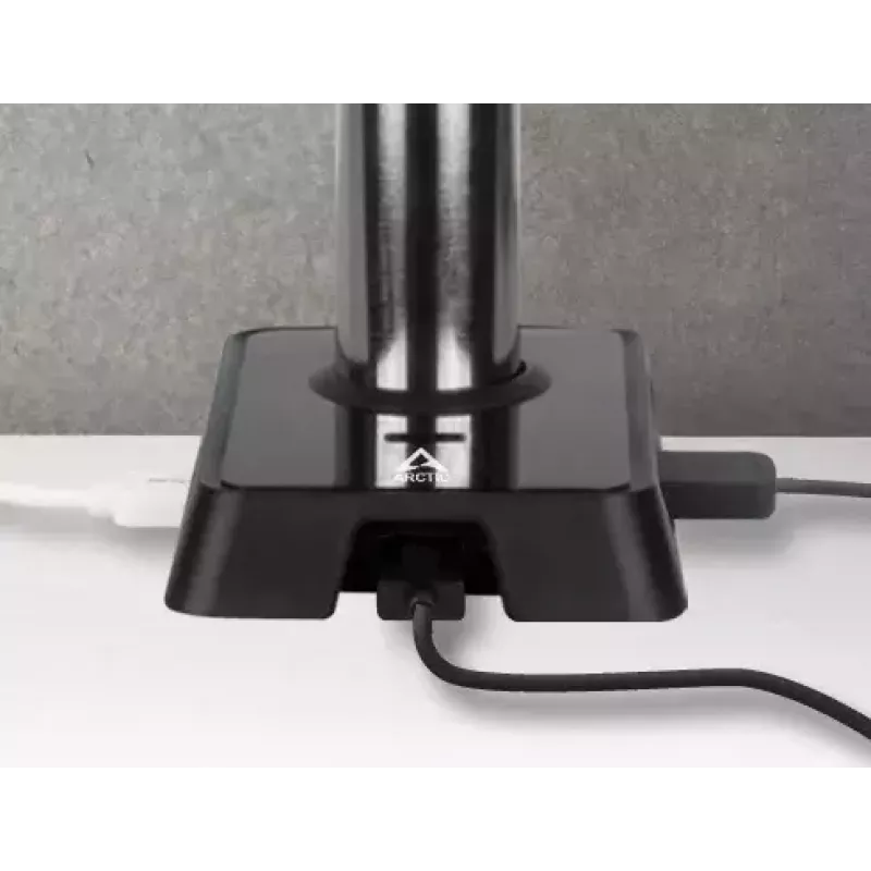 ARCTIC Z1 (Gen 3) - Monitora roka ar USB centrmezglu, stiprināma pie galda