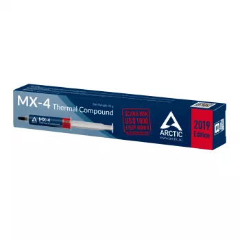 ARCTIC MX-4 (45 g) Edition 2019 – augstas veiktspējas termopasta