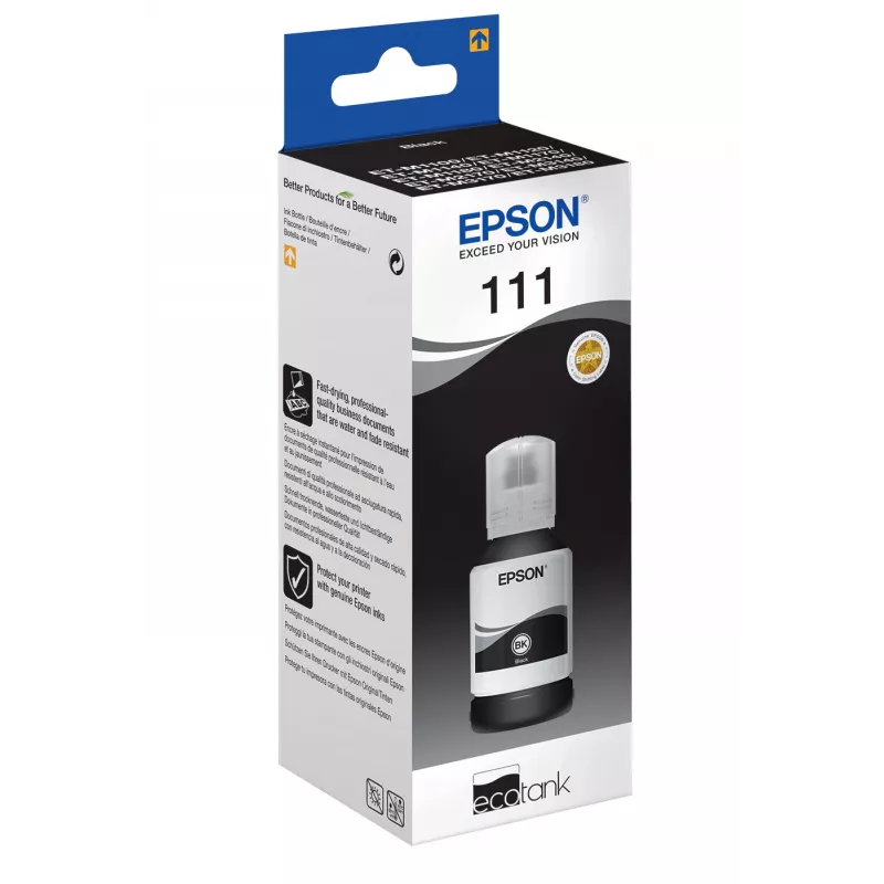 Epson 111 EcoTank Pigment melnās tintes pudele