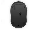 HP Wired Mouse 1000, abpusējs, USB Type-A, 1200 DPI, melns