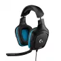 LOGITECH G432 - USB / 3.5mm - game austiņas - 7.1 Surround - zilas