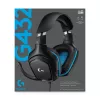 LOGITECH G432 - USB / 3.5mm - game austiņas - 7.1 Surround - zilas
