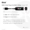 CLUB3D USB 3.2 Gen1 Tips A uz RJ45 2.5Gbps adapteris