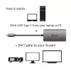 CLUB3D USB3.2 Gen1 Type-C uz Dual Link DVI-D HDCP ON versija Aktīvais adapteris M/F