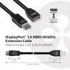 CLUB3D DisplayPort 1.4 HBR3 pagarinātāja kabelis 8K60Hz M/F 2m