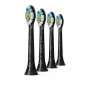 Philips W Optimal balta HX6064/11 4 iepakojumā skaņas zobu birstes galviņas