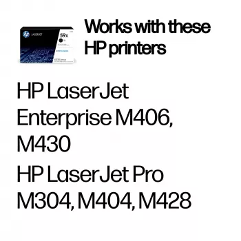 Tonera kasetne HP 59X High Yield CF259X 10000 lapas Melna