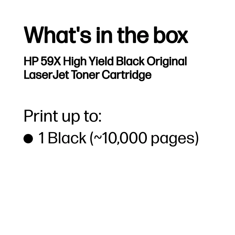 Tonera kasetne HP 59X High Yield CF259X 10000 lapas Melna