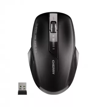 CHERRY MW 2310 2.0 Bezvadu pele, melna, USB