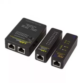 Tīkla kabeļu testētājs LogiLink WZ0015P melns