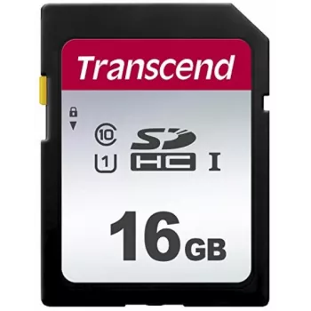 Transcend 16GB SDHC Class 10 TS16GSDC300S zibatmiņa