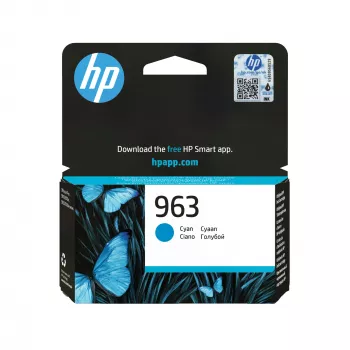 HP 963 ciāna oriģinālā tintes kasetne