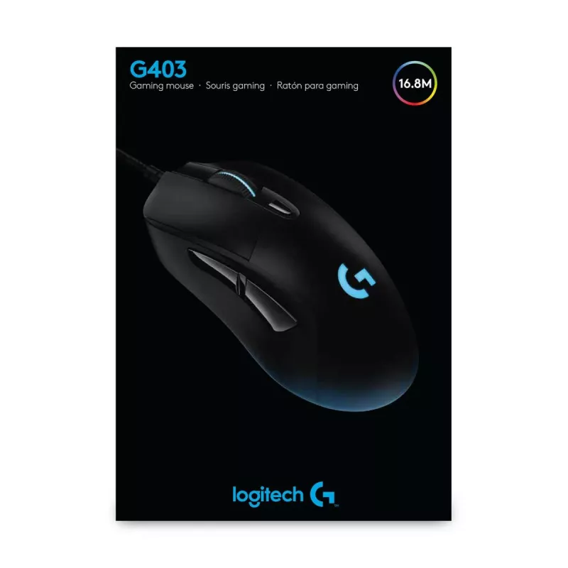 LOGITECH G403 Hero spēļu pele USB melna EWR2