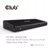 CLUB3D CSV-1562 ir USB3.2 Gen1 Type-C universāla trīskārša 4K30Hz uzlādes dokstacija ar DisplayLink® sertifikāciju. Universālā uzlādes dokstacija