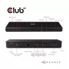 CLUB3D CSV-1562 ir USB3.2 Gen1 Type-C universāla trīskārša 4K30Hz uzlādes dokstacija ar DisplayLink® sertifikāciju. Universālā uzlādes dokstacija
