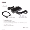 CLUB3D CSV-1562 ir USB3.2 Gen1 Type-C universāla trīskārša 4K30Hz uzlādes dokstacija ar DisplayLink® sertifikāciju. Universālā uzlādes dokstacija
