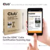 CLUB3D īpaši ātrgaitas HDMI 4K120Hz, 8K60Hz kabelis 48Gbps M/M 3 m/ 9.84ft