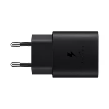Lādētājs Samsung EP-TA800 mobilajam tālrunim melns maiņstrāvas ātrās uzlādes iekštelpu
