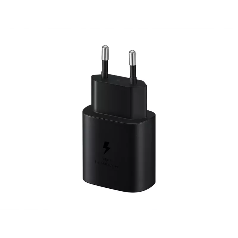 Lādētājs Samsung EP-TA800 mobilajam tālrunim melns maiņstrāvas ātrās uzlādes iekštelpu
