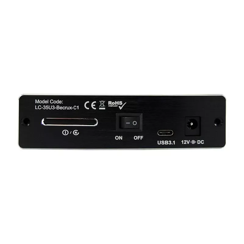 HDD korpuss LC-Jauda LC-35U3-Becrux-C1 Melns 3,5 collu