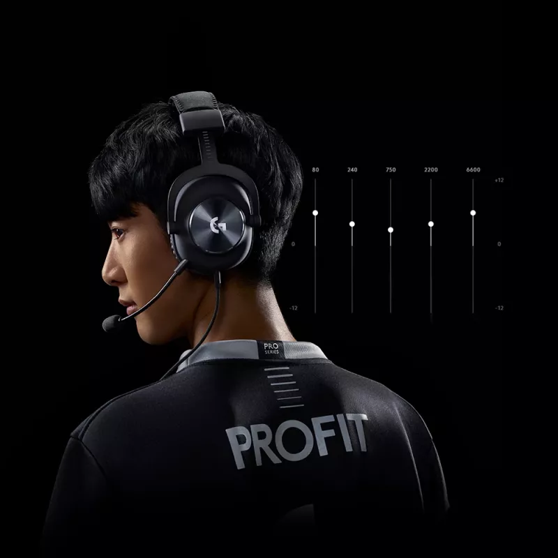 LOGITECH G Pro X Gaming-headset - 3.5mm - Melns