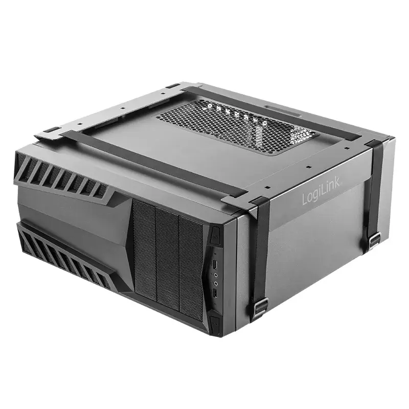 CPU turētājs LOGILINK EO0009 — regulējams tērauda galddatora torņa balsts, melns, RoHS