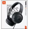 JBL Tune 500 Melns, vadu, 20 - 20000 Hz, zvani/mūzika, 148 g, austiņas, melnas