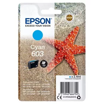 Epson C13T03U24010 tintes kārtridžs 1 gab. oriģināls standarta ietilpība ciāna