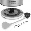 Bosch TWK4P440 elektriskā tējkanna 1.7 L 2400 W Melna, nerūsējošais tērauds