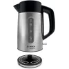Bosch TWK4P440 elektriskā tējkanna 1.7 L 2400 W Melna, nerūsējošais tērauds