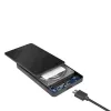 HDD/SSD korpuss LogiLink UA0339 Melns 2.5 collu