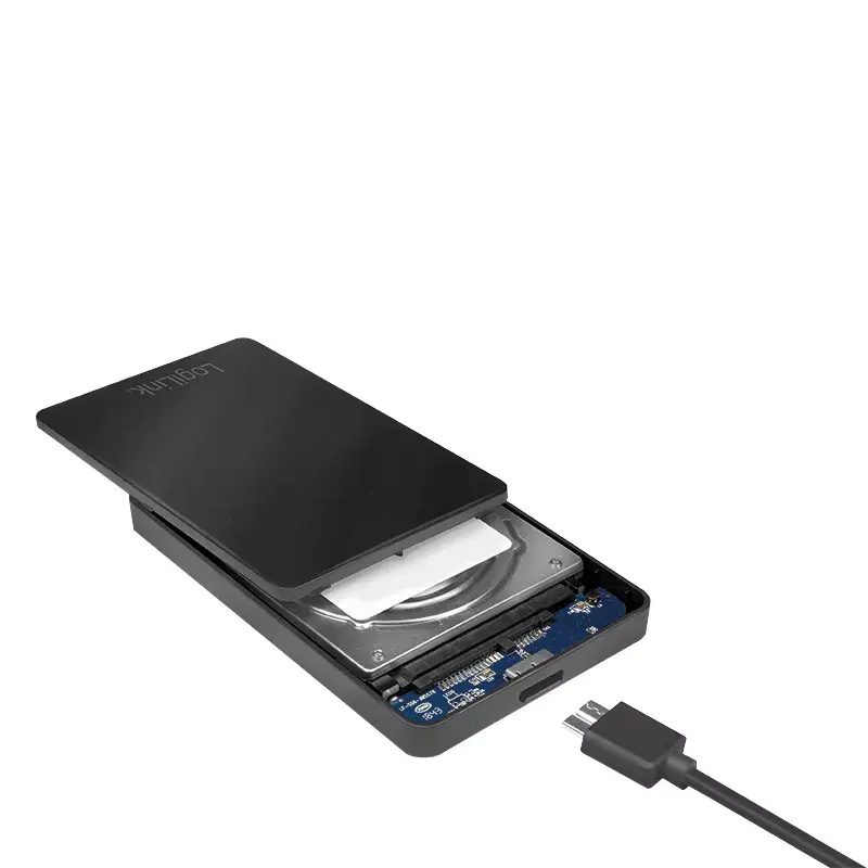 HDD/SSD korpuss LogiLink UA0339 Melns 2.5 collu