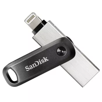 WESTERN DIGITAL SanDisk iXPAND Go - 128GB USB zibatmiņa - USB 3.0 / Lightning