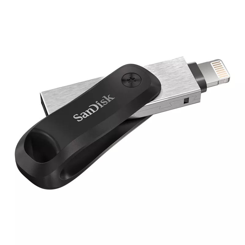 WESTERN DIGITAL SanDisk iXPAND Go - 128GB USB zibatmiņa - USB 3.0 / Lightning