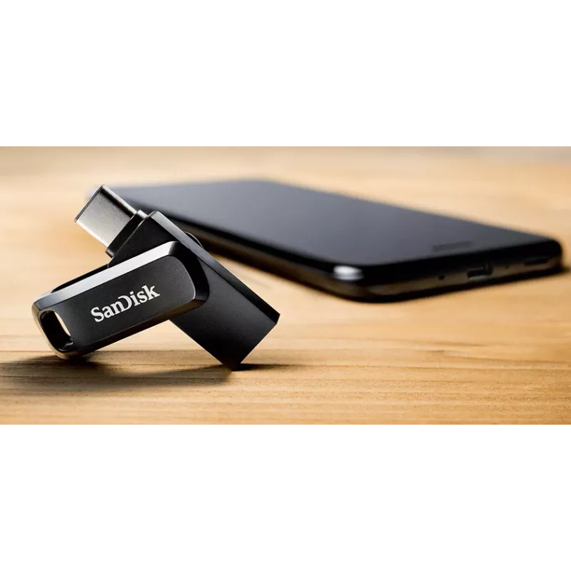 WESTERN DIGITAL SanDisk Ultra Dual Drive Go - 64GB USB zibatmiņa - USB-C / USB-A
