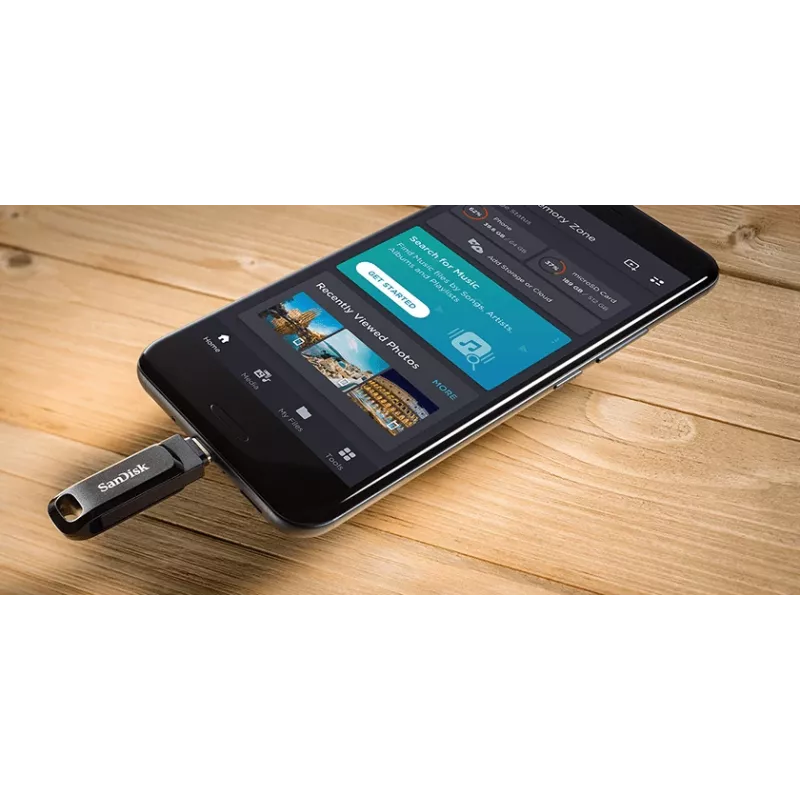 WESTERN DIGITAL SanDisk Ultra Dual Drive Go - 64GB USB zibatmiņa - USB-C / USB-A