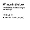 HP 912XL augstas ražības melna oriģinālā tintes kasetne
