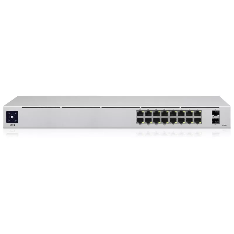 UBIQUITI NETWORKS UniFi Switch 16 gigabitu Ethernet porti, tostarp 8x 802.3at PoE+ porti
