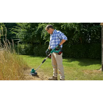 Bosch AdvancedGrassCut 36 bezvada zāles trimmeris, instruments bez akumulatora, stīgu trimmeris, 30 cm, neilona aukla, D veida rokturis, 1,6 mm, 6 m