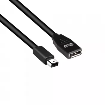 CLUB3D Mini DisplayPort uz DisplayPort 1.4 pagarinājuma kabelis 8K60Hz DSC1.2 HBR3 HDR M/F 1m/3.28 pēdas