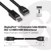 CLUB3D DisplayPort 1.4 pagarinātāja kabelis 8K60Hz DSC 1.2 HBR3 HDR divvirzienu M/F 3m/9.84ft