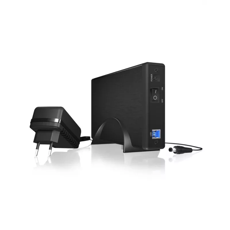 ICY BOX IB-377U3 HDD korpuss Melns 3.5 collas