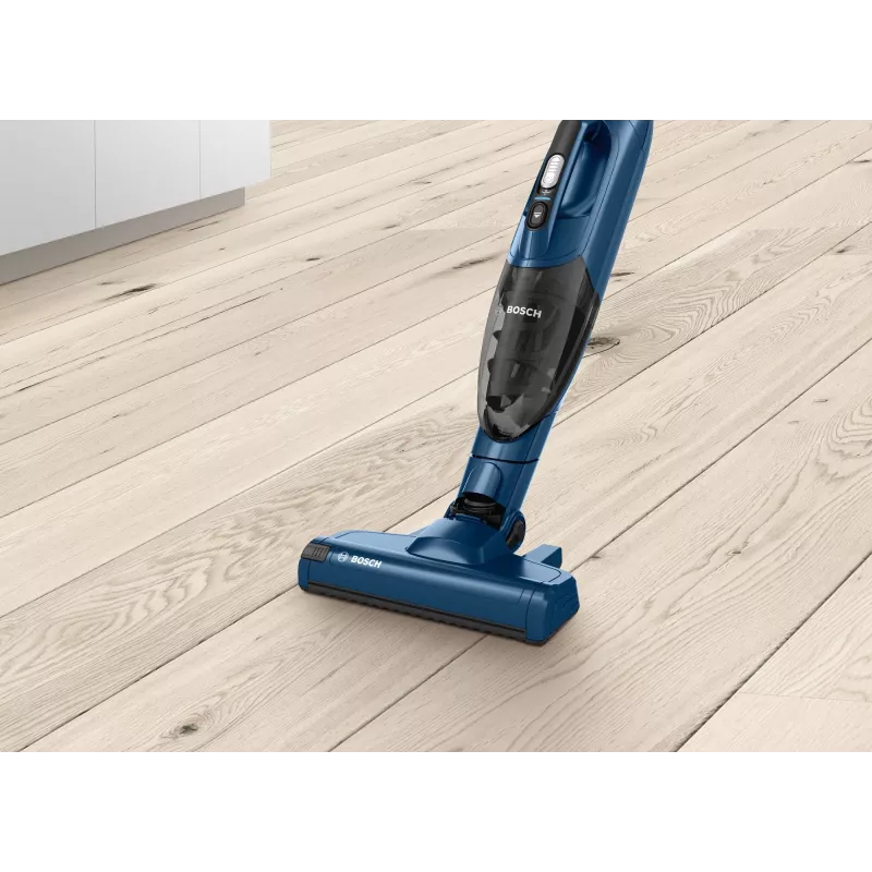 Bosch Serie 2 BBHF216 bezvadu putekļsūcējs/elektriskā slota 2-in-1 bezvadu putekļsūcējs Akumulators Sausā Bez maisiņa Zils