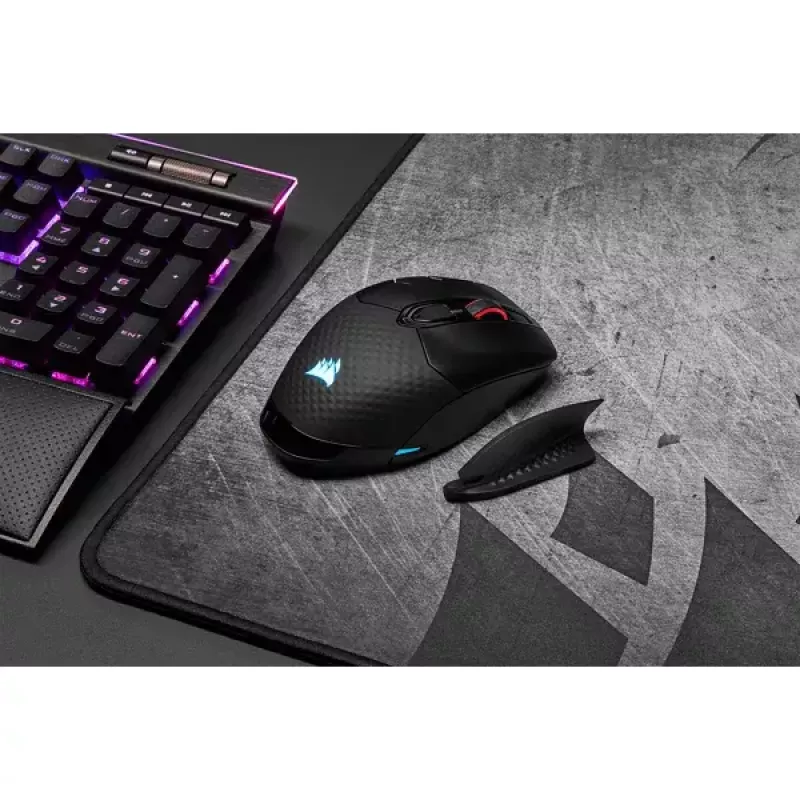 Pele Corsair DARK CORE RGB PRO RF bezvadu + Bluetooth + USB Type-A