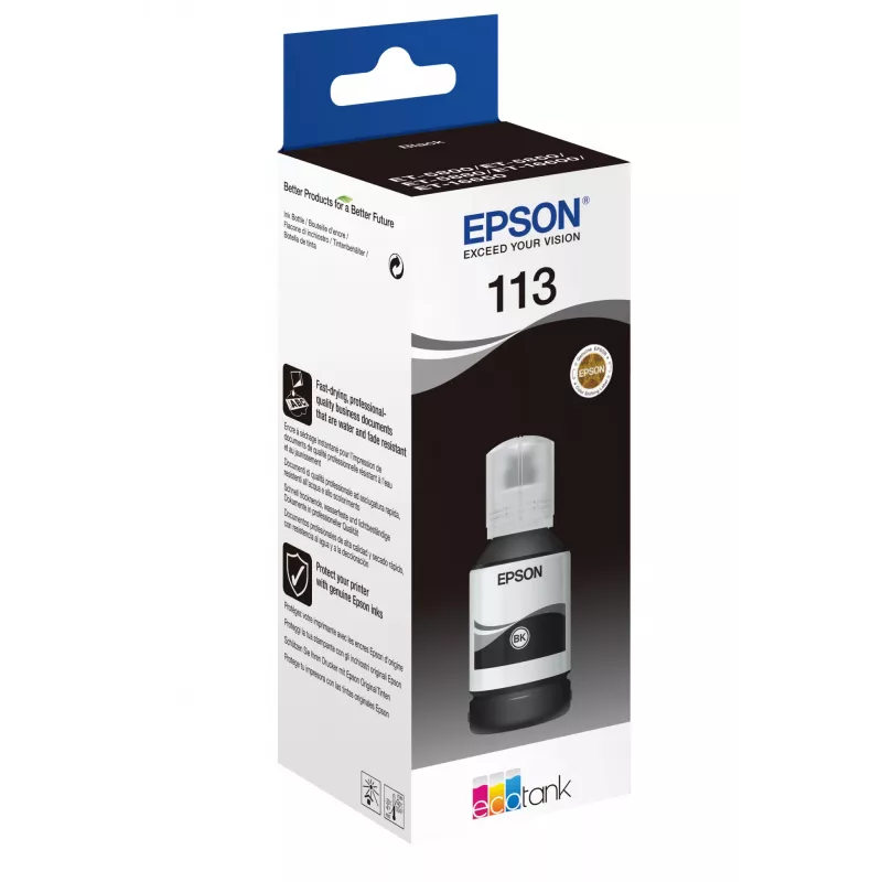 Epson C13T06B140 113 melnās tintes kasetne