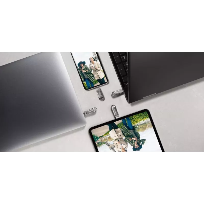 USB zibatmiņa SanDisk 1 TB USB Typee-A USB Type-C Ultra Dual Drive Luxe