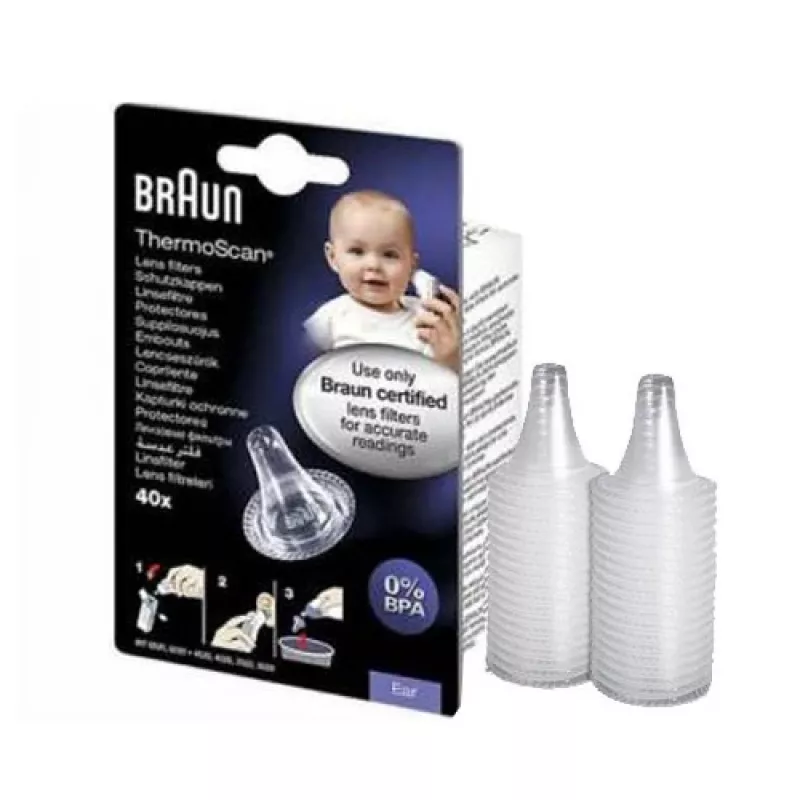 Braun LF40 ThermoScan vienreizlietojamie lēcu filtri