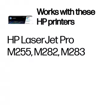 HP 207A ciāna oriģinālā LaserJet tonera kasetne, 1250 lappuses, ciāna, 1 gab.