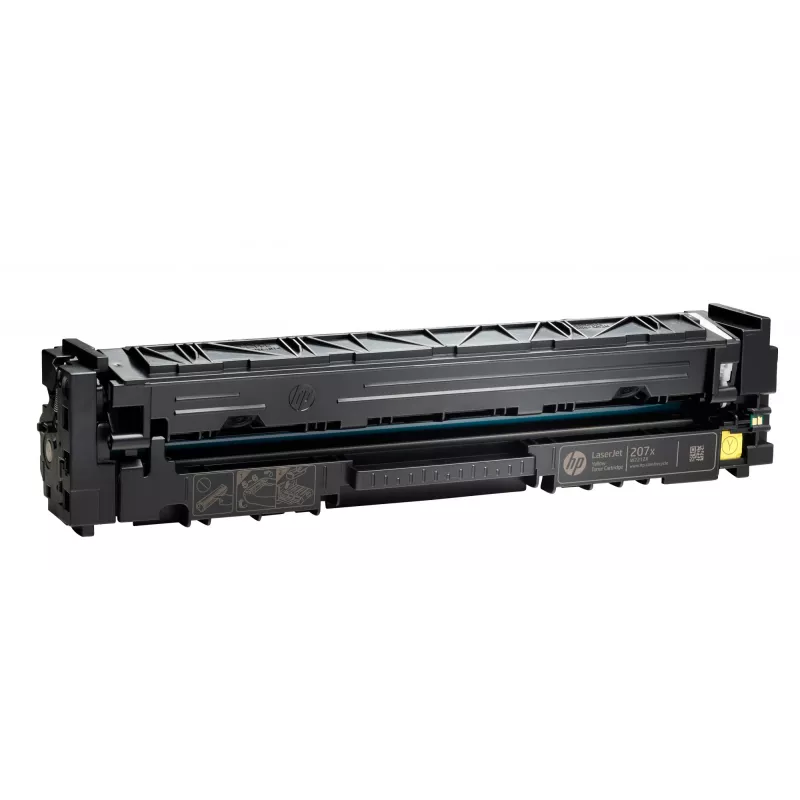 HP 207X augstas izlaides dzeltenā oriģinālā LaserJet tonera kasetne, 2450 lapas, Dzeltena, 1 gab.