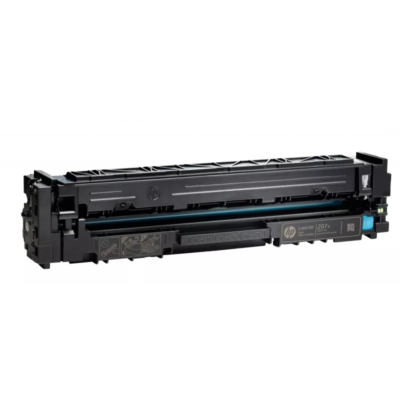 HP 207X lielas ietilpības ciāna oriģinālā LaserJet tonera kasetne, 2450 lappuses, ciāna, 1 gab.